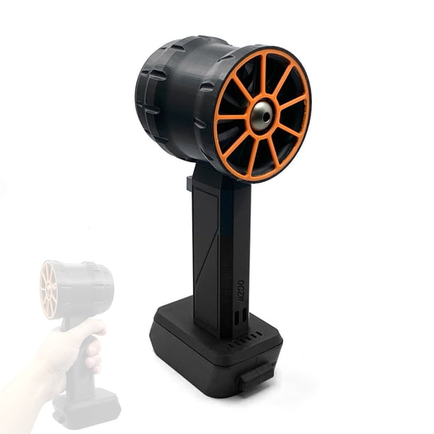 Turbofan con conductos de mano, ventilador de chorro de motor sin escobillas de 64 mm, lavadora de autos de empuje de 2200 g, soplador de polvo de alta potencia, herramienta de limpieza de teclado com