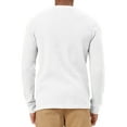 thumbnail image 3 of Ma Croix Mens Heavyweight Thermal Shirt Soft Cotton Active Big and Tall Stretchy Waffle Tee, 3 of 4