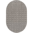 thumbnail image 2 of Jill Zarin Outdoor Collection Area Rug - Costa Rica (5' 3" x 8' Oval Charcoal Gray/Ivory), 2 of 7
