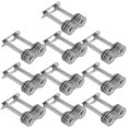 thumbnail image 1 of SHOWERORO 10Pcs Motorcycle Chain Connector Silver Durable Heavy Duty Link for Reliable Chain Repair, 1 of 5