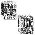 thumbnail image 1 of Hoja de letras autoadhesivas, letras adhesivas, letras mayúsculas y minúsculas, pegatinas del alfabeto, letras para manualidades de pared, letreros al aire libre, carteles, buzones, puertas, coches,, 1 of 7