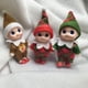 thumbnail image 3 of Mini muñecas elfo bebé de Navidad, elfos pequeños, manualidades de bondad brillante, muñecos de bebé, decoración de juguete en el estante, regalo para niña y niño, 3 of 5