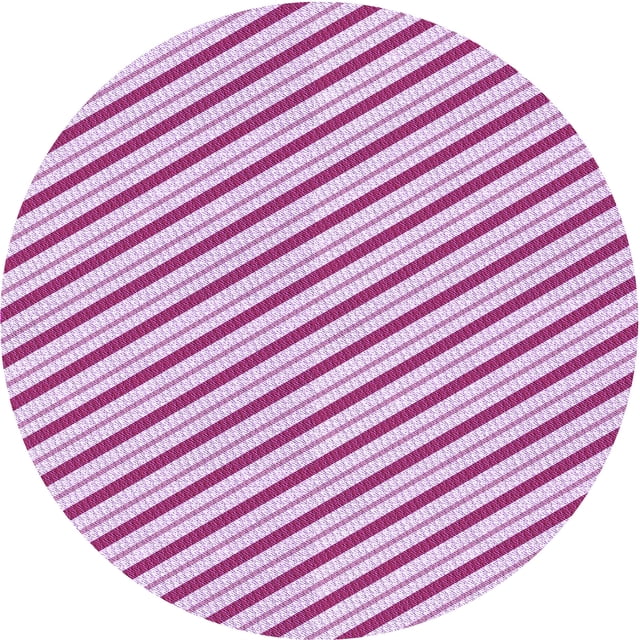 Ahgly Company Machine Washable Indoor Square Transitional Blossom Pink Area Rugs, 3' Square
