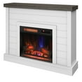 thumbnail image 4 of duraflame® Shiplap Wall Mantel Electric Fireplace, Bright White, 4 of 11