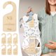 thumbnail image 1 of ¡Rebaja! Divisores de armario para bebé, organizadores de ropa, juego de 7 perchas, para ropa de recién nacidos a 24 meses, organización de ropa para la habitación del bebé., 1 of 8