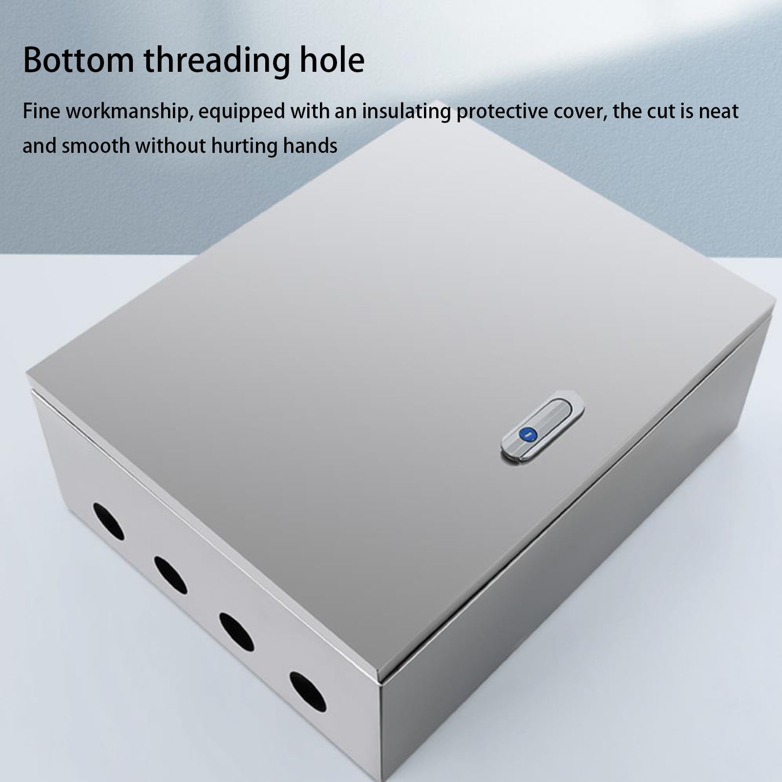 Outdoor Stainless Steel Electrical Box junction box Weatherproof Enclosure Box Wall-mounted Project Boxes for Electronics with Insulation Mounting Plate