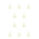 thumbnail image 3 of Soidarity Alicates para cutículas de uñas Tijeras de acero inoxidable Aerosol de mano Oro Rocíe Oro 10Conjunto, 3 of 6