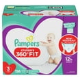 Pampers Cruisers 360 Fit Diapers, Active Comfort, Size 3, 156 Count