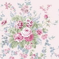 thumbnail image 4 of Rachel Ashwell Garden Floral Pink Blue Wallpaper, 4 of 4