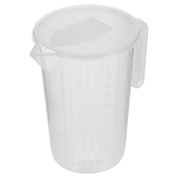 TAILTOSS Plastic Measuring Cup with Sliding Lid Large Capacity for Baking Cooking and Home Use 1Pcs
