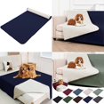 thumbnail image 5 of Pet Blanket Washable Dog Bed Cover for Furniture Protector Indoor Use Couch Sofa Mat Cats Puppy Small Medium Large Breeds, 90.16X29.92 inch, Navy, 5 of 9