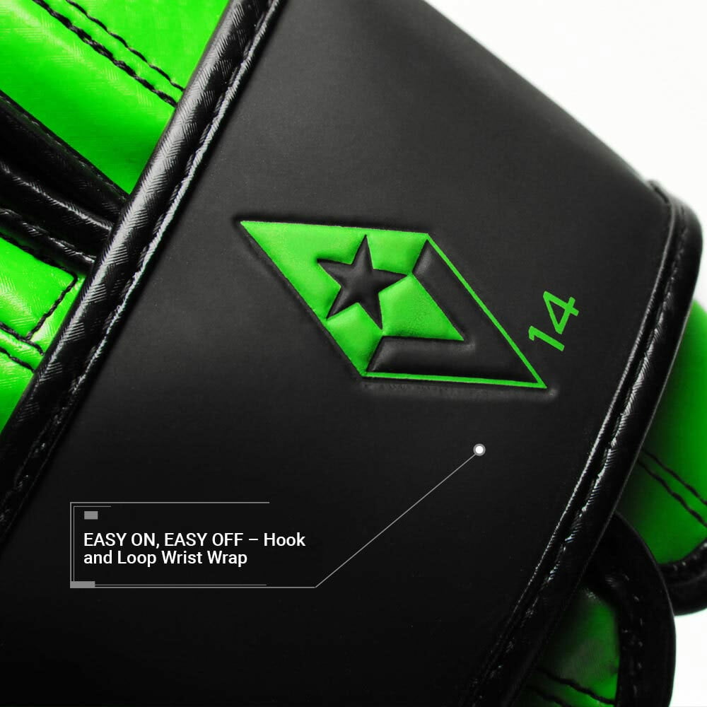 Pinnacle P4 Boxing Glove - Lime/Black
