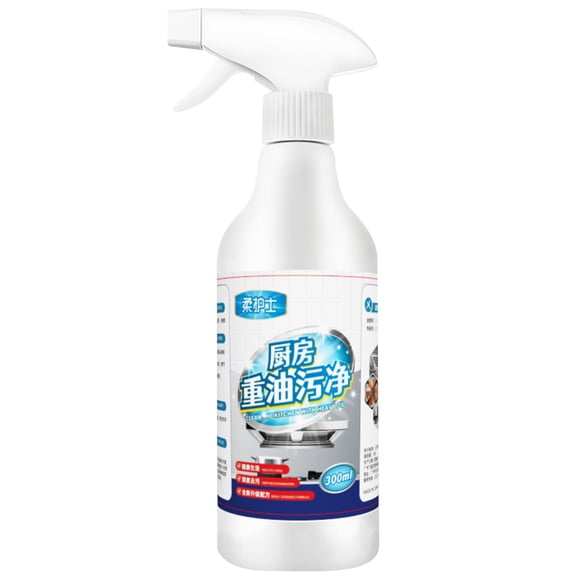 Potente desengrasante y limpiador multiusos para cocina | Botella de 300 ml | Elimina grasa, suciedad y manchas difíciles | Fórmula de acción rápida para estufas, encimeras, azulejos y