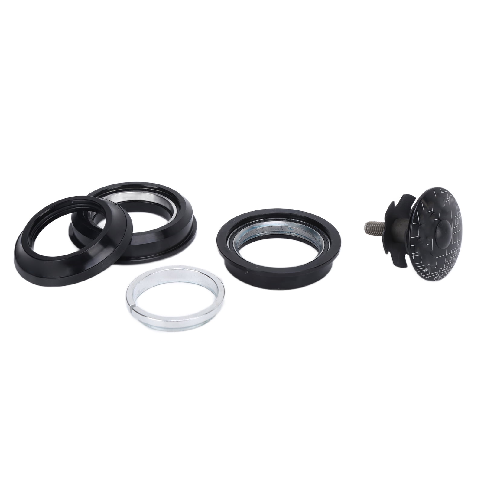 Ecomeon LeBycle MTB Headset Road Bike Double Bearing Headset CNC Machining Aluminum Alloy 31.8x44 50.6x33mm Bike Bearing Headset MTB Headset Walmart