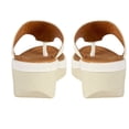 thumbnail image 3 of Sandalia con Plataforma Mujer CASTALIA Blanco Detalle Dorado, 3 of 3
