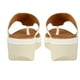 thumbnail image 3 of Sandalia con Plataforma Mujer CASTALIA Blanco Detalle Dorado, 3 of 3