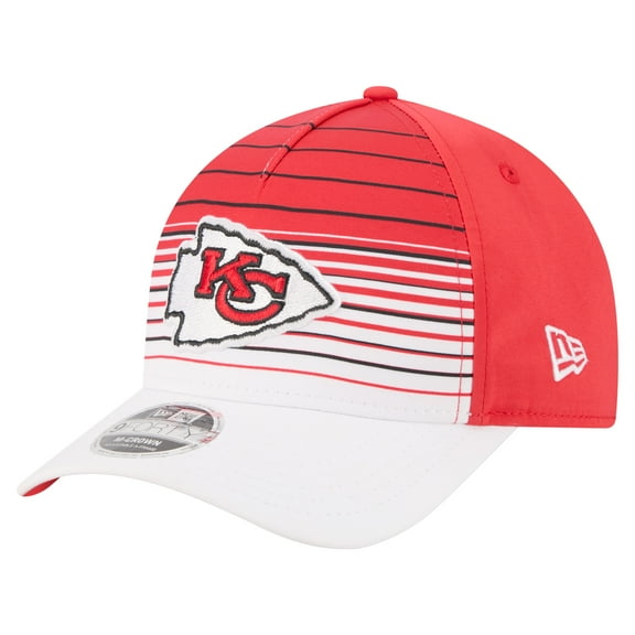 Men's New Era  White/Red Kansas City Chiefs Adventure Gradient 9FORTY M-Crown A-Frame Adjustable Hat
