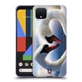 thumbnail image 1 of Head Case Designs Wildlife Swans In Love Soft Gel Case Compatible with Google Pixel 4, 1 of 7