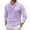 Light Purple #004B, variant on Mens Knit Polo Sweater V Neck Classic Knitted Polo Shirts 2025 Casual Long Sleeve Pullover Sweater,Light Purple S
