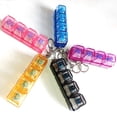 thumbnail image 2 of 4-Key Transparent PC Keycap Tester with Gateron Blue Switches, 7-Color Fast-Flash RGB LED Backlighting, Crisp Click Sound, High-Transparency Design, Press-Activated Illumination for Mechanical, 2 of 6