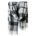 thumbnail image 1 of Fashion Long Shawl Big Grid Winter Warm Lattice Large Scarf, 1 of 5