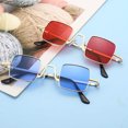 thumbnail image 2 of Retro Hip Hop Sunglasses for Women, Men, and Children - Trendy Square Frame Mini Shades for Fashion, Parties, and Travel, 2 of 3