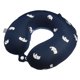 thumbnail image 1 of U Forma Memoria Espuma Almohada, Hogar Oficina Almohada Cojín, Marino Azul Unique Bargains almohadas para el cuello, 1 of 7