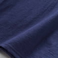 thumbnail image 7 of Tauxra Long Sleeve Casual Shirt for Men, Linen Shirt with Half Zip and Lapel Collar, Soft and Comfortable Top for Daily Wear, 7 of 7