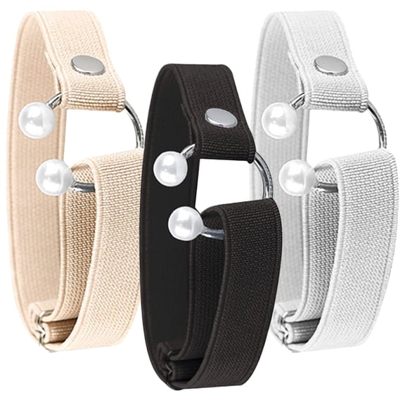 KONTONTY 3Pcs Adjustable Heel Straps Material Anti-slip for Women High Heel Compatible Shoes Daily Wear