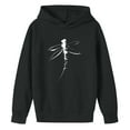 thumbnail image 2 of Eltusu Boys Valentines Hoodies, Long Sleeve Graphic Relaxed Fit Spring Fall Pullover Sweatshirts Black Size 9-10 T, 2 of 3