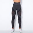 thumbnail image 1 of Pantalones de yoga deportivos para correr y fitness para mujer, de punto sin costuras, sexys, a rayas, que absorben la humedad, de estilo europeo y americano, 1 of 6
