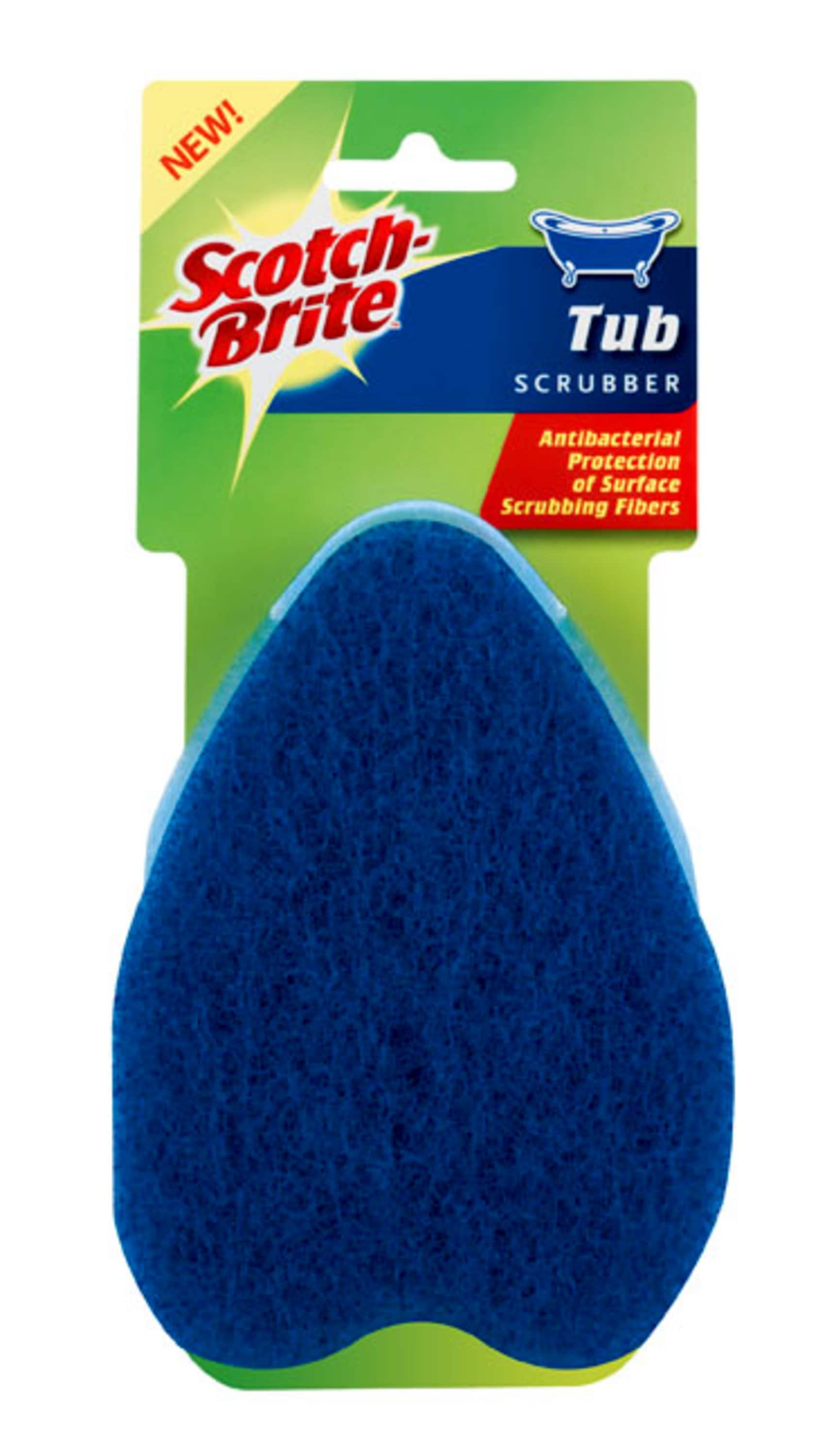 ScotchBrite Handheld NonScratch Soap Scum and Bath Scrubber Walmart