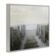 thumbnail image 4 of Stupell Industries Boardwalk Steps to Beach Landscape Photography Gray Framed Art Print Wall Art, 30 x 24, 4 of 10