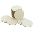 thumbnail image 4 of Pawsdot Beige Round Wooden Ornaments Natural Wood Slices for Decorating 50Pcs, 4 of 8