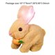 thumbnail image 5 of Lindos Interactivos Conejo Eléctrico Plush Canned Toy Simulation Pet Con Sonidos Y Movimientos Regalos Pascua para, 5 of 9