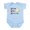Sky Blue, variant on CafePress - Crawl Walk Volleyball Body Suit - Baby Light Bodysuit, Size Newborn - 24 Months