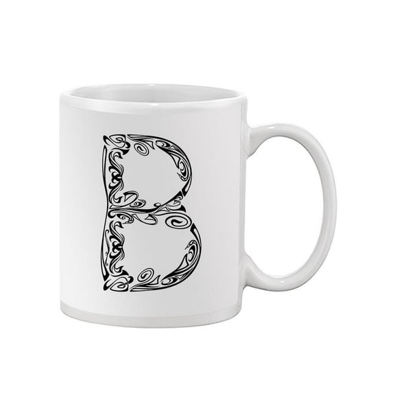 Black And White Vintage B Mug Unisex's -Image by Shutterstock