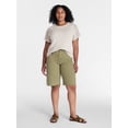 thumbnail image 2 of Time and Tru Women's Barrel Bermuda Shorts, Sizes 0-20, 2 of 6