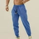 thumbnail image 1 of Pantalones deportivos elásticos de cintura media con bolsillos y cordones para hombre, 1 of 3