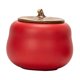 thumbnail image 5 of Frascos de almacenamiento de alimentos de cerámica, tarros de almacenamiento de azúcar, tarro de jengibre, botes de almacenamiento para té, cocina, en Rojo Gloria Recipiente de almacenamiento, 5 of 9