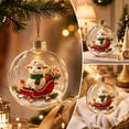 thumbnail image 5 of Light Up Sheep Christmas Ornament, 3.9 Inch Mini Story Ball with Holiday Scene for Tree Window Mantel Seasonal Decor, 5 of 6