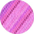 thumbnail image 1 of Ahgly Company Indoor Round Southwestern Pink Country Area Rugs, 5' Round, 1 of 4