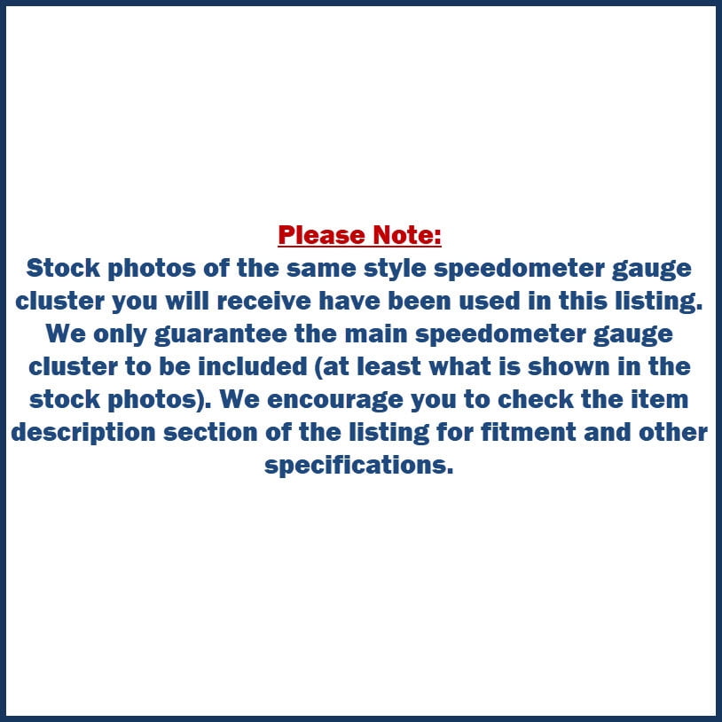 Pre-Owned 12 13 Honda CRV CR-V FWD Speedometer Speedo Cluster US MPH OEM - LKQ386444042 - Verify Specific Vehicle Fitment In Description - (Good)