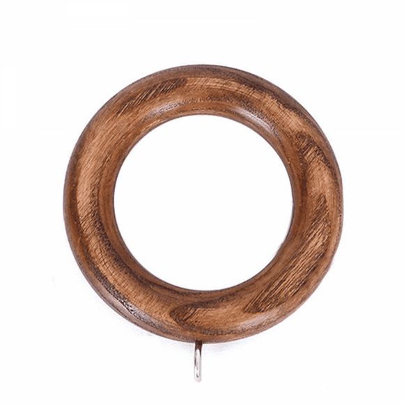 6 Pcs Wooden Curtain Tiebacks Holdbacks Window Home Office Decorative Drapes Holders Strong - Multifunctional Also Pants Hanger