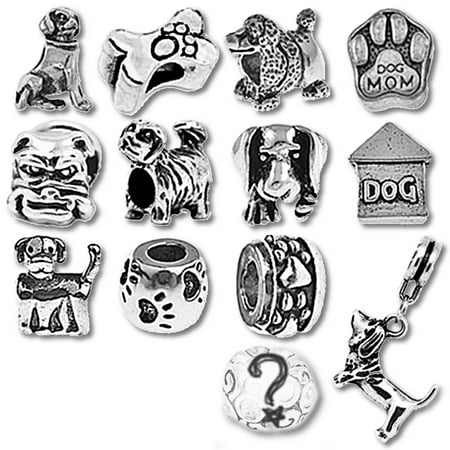 Puppy Dog Beads and Charms for Pandora Charm (Pandora Anchor Charm Best Price)