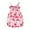 Red, variant on Girls Summer Bubble Dresses Toddler Baby Chiffon Floral Smocked Dress Sleeveless Ruffle Cute Vacation Dresses White, 9 Months