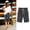 Dark Gray A2, variant on Hrsba Womens Shorts Casual, Women's Solid Color Fashion Elegant 5 Length Shorts for Summer Daily Outfits