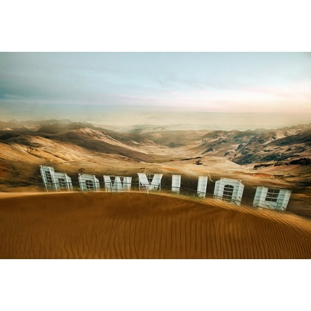 LAMINATED POSTER Weather Change Desert Climate Change Hollywood Poster Print 11 x