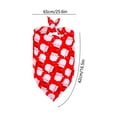 thumbnail image 2 of Christmas Dog Scarf - 1 Pack Double-Sided Christmas Patterns Dog Scarf For Boys And Girls Highs Quality Durables Fabric Holiday Bib For Cats And Dogs, 2 of 5