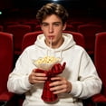 thumbnail image 4 of Moonsky 2-in-1 Spide Popcorn Bucket & Drink Cup Combo – 3D Web Hand Shaped Tumbler with Straw for Movie Theater Snacks, 4 of 9